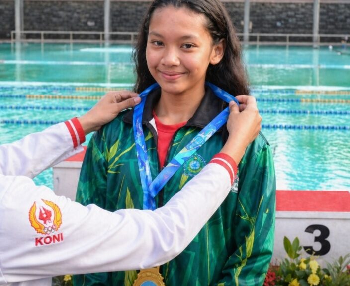 zulfa spensada juara renang