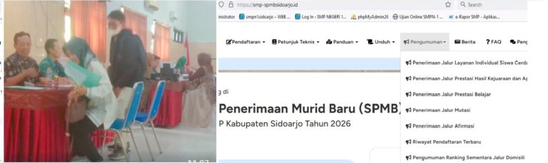 daftar ulang spmb 26
