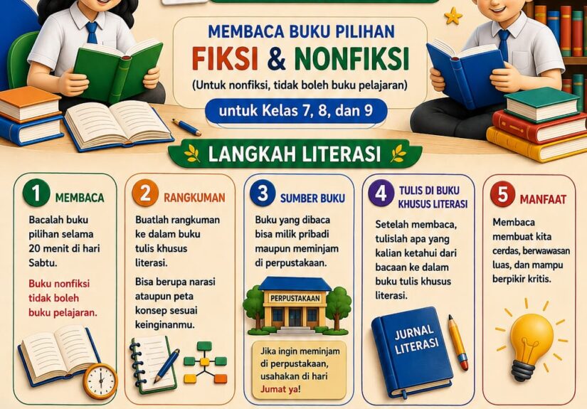 gerakan literasi spensada